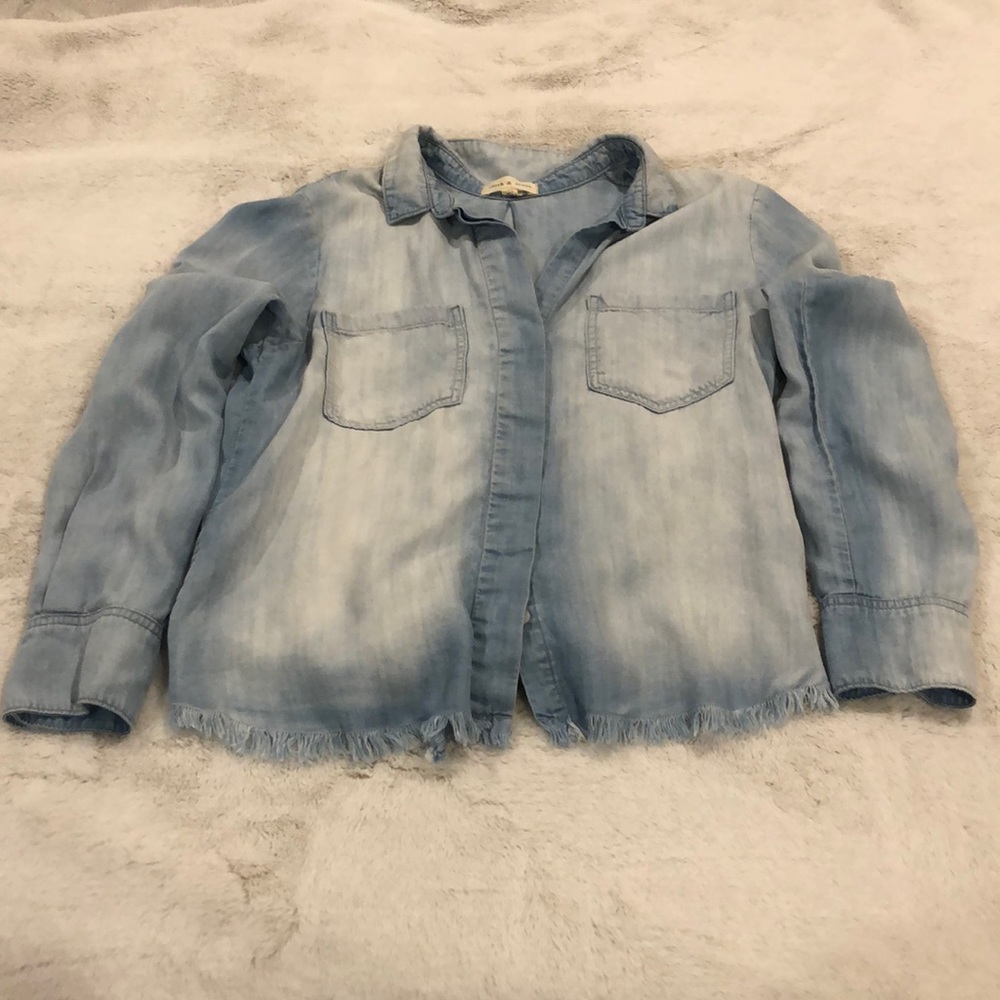 Cloth and stone jean skirt